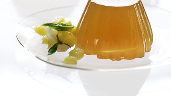 Lychee, ginger and lemongrass jellies