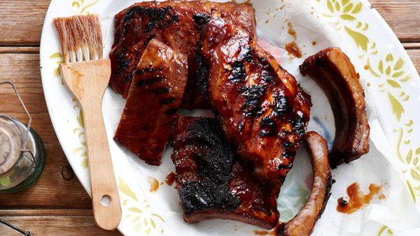 Barbecued pork ribs