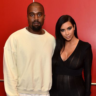 Kanye West and Kim Kardashian in 2015.