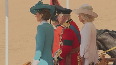 Trooping the Colour minute's silence