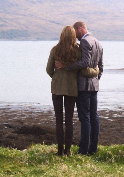 The Prince and Princess of Wales shared this image to mark their 14th wedding anniversary.