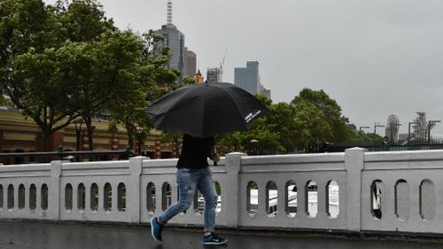 Wet conditions are forecast for the remainder of the day and tomorrow. (AAP)