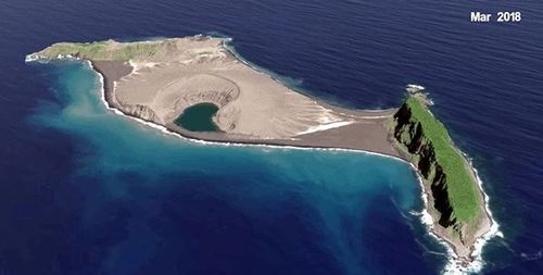 The island as it appeared last year. Picture: NASA Scientific Visualisation Studio