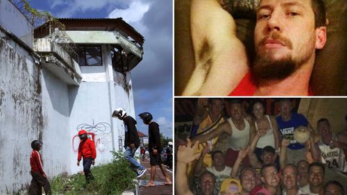 Shaun Davidson is on the run after escaping Kerobokan prison. 