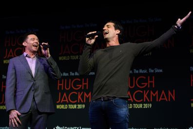 Hugh Jackman and Andy Lee