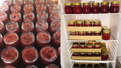 Another Melbourne chef also came up with her own idea to turn unused strawberries into jam as a show of solidarity.