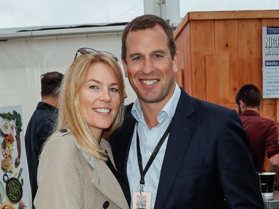 Peter Phillips with his wife Autumn Phillips who are yet to finalise their divorce following a split in 2019.
