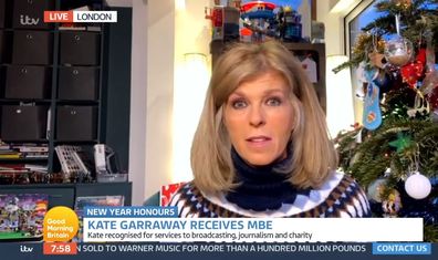 Kate Garraway on Good Morning Britain Jan 4, 2022