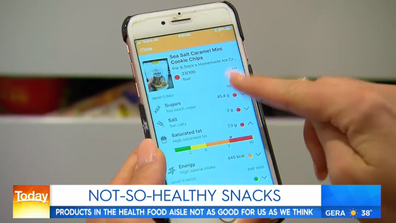 Health app Init lets you scan any food item's barcode for a health score.