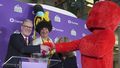 Why Starmer gave victory speech next to Elmo and a man in a giant hat
