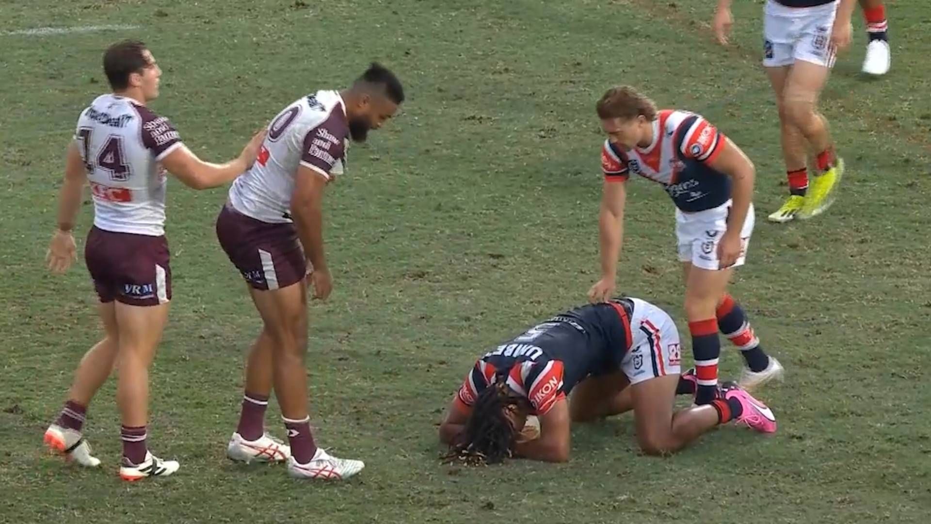 Manly forward Toafofoa Sipley facing four-game NRL suspension for crusher tackle