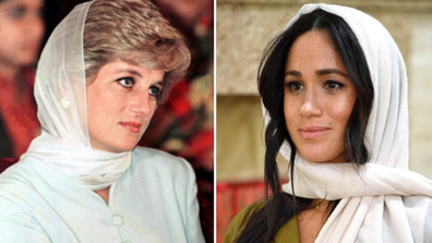 Princess Diana and the Duchess of Sussex