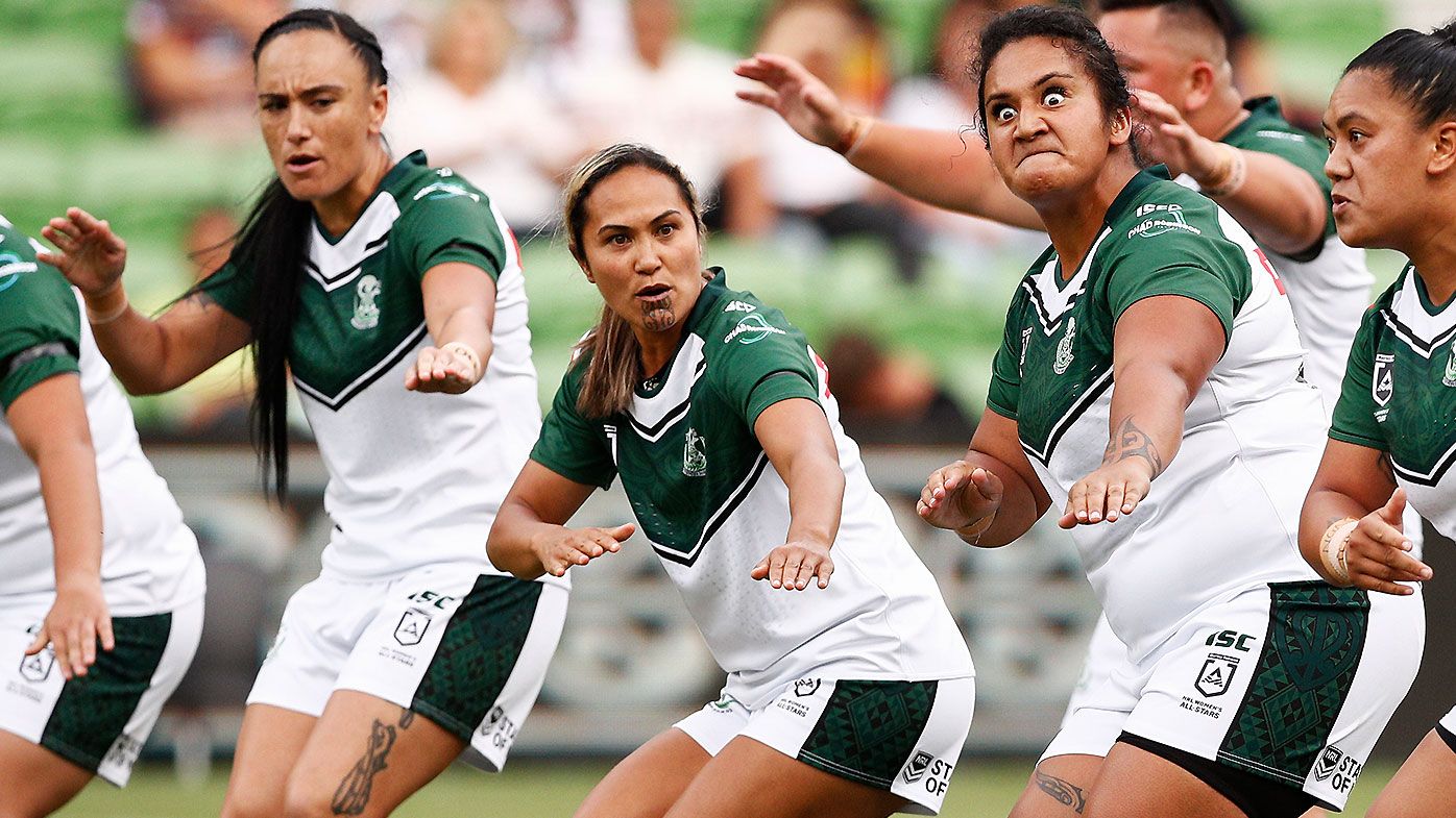 Maori Ferns perform hair-raising haka prior to Women's All-Stars clash