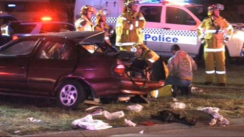 A Perth couple has died after their car was struck by a driver allegedly fleeing police. (9NEWS)