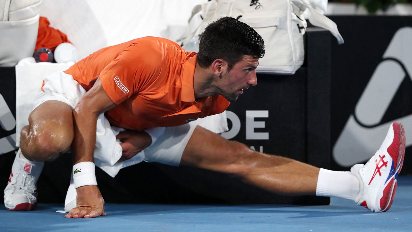 Jibing Daniil Medvedev accuses Novak Djokovic of feigning injury