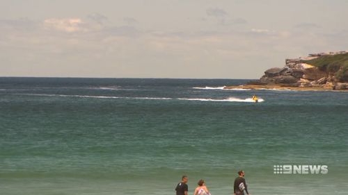 Maroubra Beach was closed today after a shark was spotted in the water.