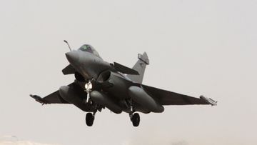 A French Rafale fighter takes off from a base in The Gulf as they embark for Syria. (AFP file image)