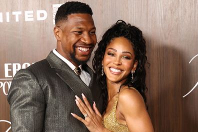 Jonathan Majors and Meagan Good