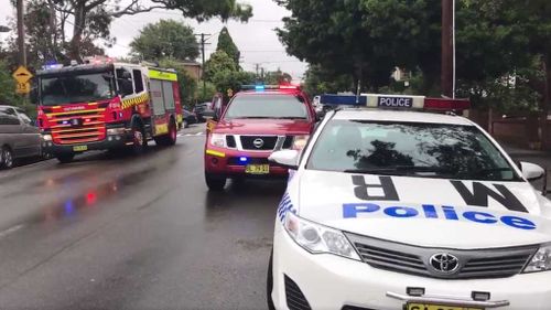 Emergency services responded to a unit block on Ewart Street. (Twitter)