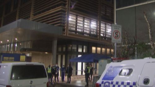 Aï»¿ homicide investigation has been launched after the body of a man was found in a stairwell at Box Hill
