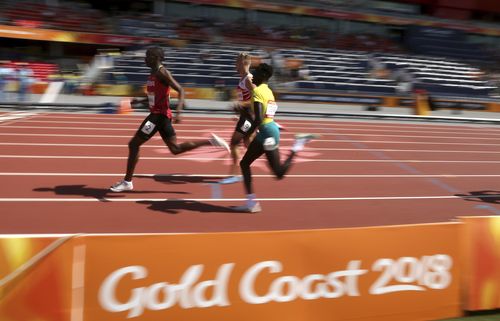 Deng was controversially selected to run the 800m race at the Gold Coast Commonwealth Games in April despite not qualifying for the final at the trials. Just three months later, he's the fastest 800 metre runner in Australia in half a century. Picture: AAP