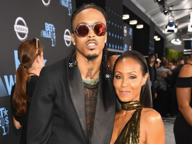 August Alsina and Jada Pinkett Smith at the 2017 BET Awards at Staples Center on June 25, 2017 in Los Angeles, California.