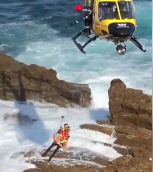 Bermagui NSW beach rescue stranded children