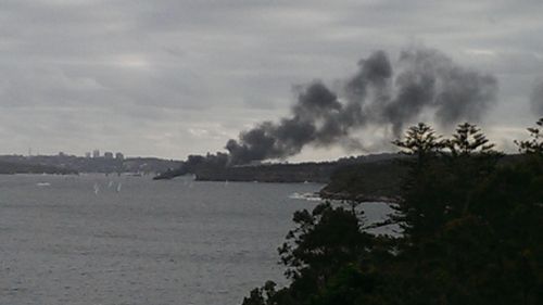It is not yet known what caused the boat fire. (Supplied, Peter Bennett)