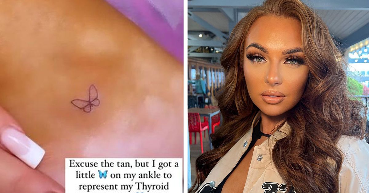 Love Island UK's Demi Jones celebrates being cancer free by getting a tattoo
