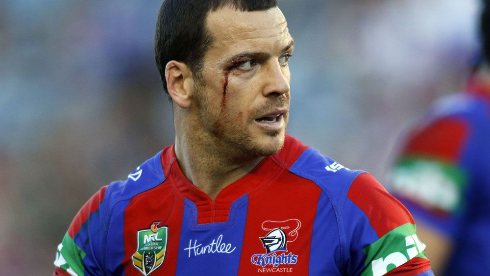 Newcastle Knights player Jarrod Mullen has been banned for four years. (AAP)