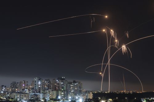 Israel's Iron Dome missile defence system interceptors rockets launched from the Gaza Strip back in May.