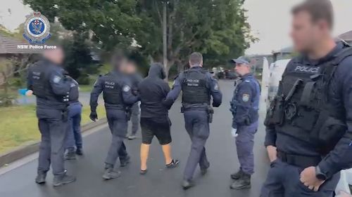 Six men have been arrested over an alleged brawl at a Sydney shopping centre.