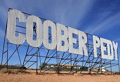 Coober Pedy sign (Getty)