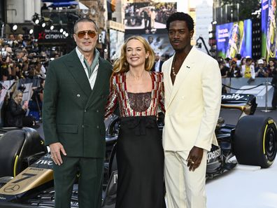Brad Pitt, Kerry Condon and Damson Idris