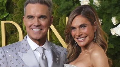 Robbie Williams and Ayda Field 