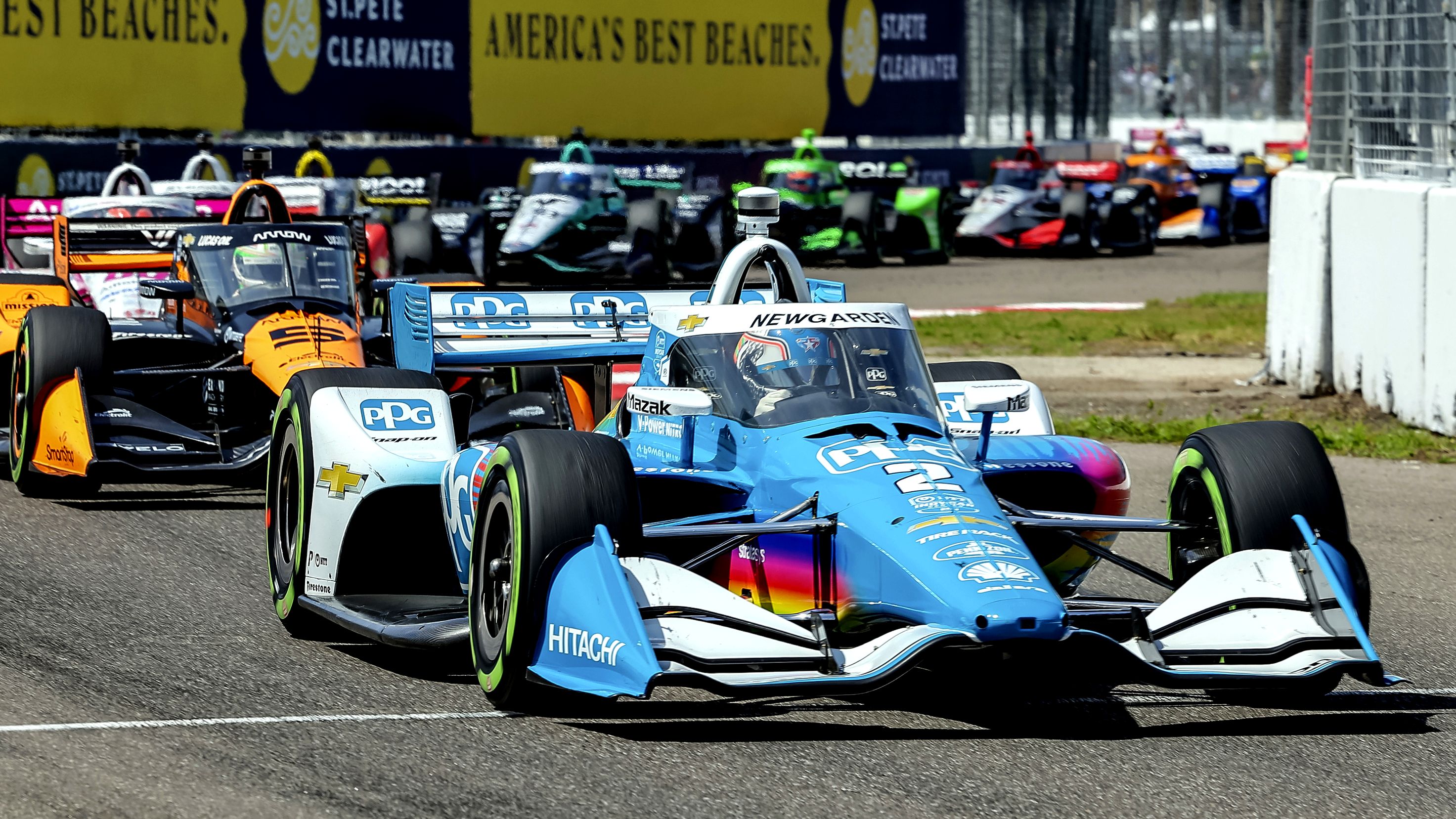 Josef Newgarden won the 2024 IndyCar Series opener in Florida.