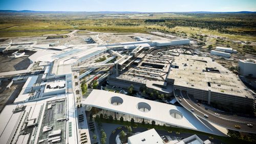 Solar panels will an environmentally conscious to the new-look airport.