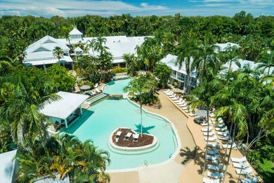 : Oaks Port Douglas Resort
Moments from iconic Four Mile Beach, Oaks Port Douglas Resort offers lush tropical landscaping, an onsite restaurant and spa and a lagoon-style pool with swim-up bar