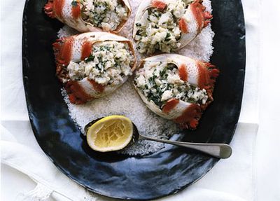 <a href="http://kitchen.nine.com.au/2016/05/19/16/36/spanner-crab-salad" target="_top">Spanner crab salad</a><br>
<br>
<a href="http://kitchen.nine.com.au/2017/01/12/11/16/in-season-january-spanner-crab-mangosteen-asparagus" target="_top">RELATED: In season January: spanner crab, mangosteen, asparagus</a>