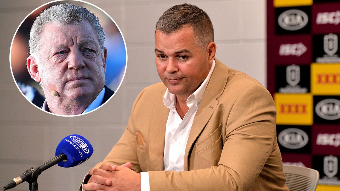 Anthony Seibold has revealed how Phil Gould helped him cope with a Broncos nightmare.