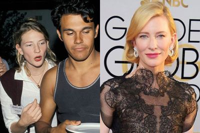 Posing with a very buff young Aaron Pederson in 1994, Cate was just another young Aussie actress. Now with an Oscar win under her belt for <i>The Aviator</i> and a nomination for <i>Blue Jasmine</i>, Cate looks every bit the Hollywood star!<br/><br/>(Images: Getty)