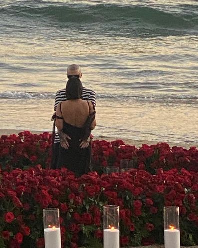 Kourtney Kardashian and Travis Barker engaged after rocker proposes in romantic beachside setting