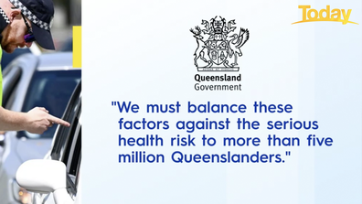 Queensland Health issued this statement last night.