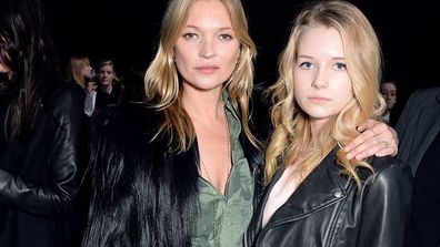 Kate Moss and Lottie Moss at Tate Modern on February 16, 2014 in London, England.