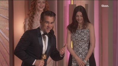 Colin Farrell at the Golden Globes 2023