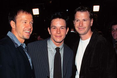 Did Mark Wahlberg, creator of <i>Entourage</i>, take inspiration from his own relationship with his less hot, less successful brother Donnie (pictured here with also-less-hot-brother Robert)? He says not, but the resemblence is striking.<br/>