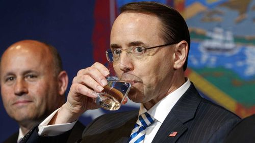 Deputy Attorney-General Rod Rosenstein. (AAP)