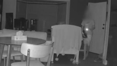 A young father was inside his car with his baby in Brisbane's southside when he came face-to-face with a group of young criminals trying to break in.