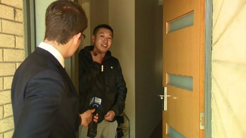 A resident describes having a knife held to his throat. Picture: 9NEWS