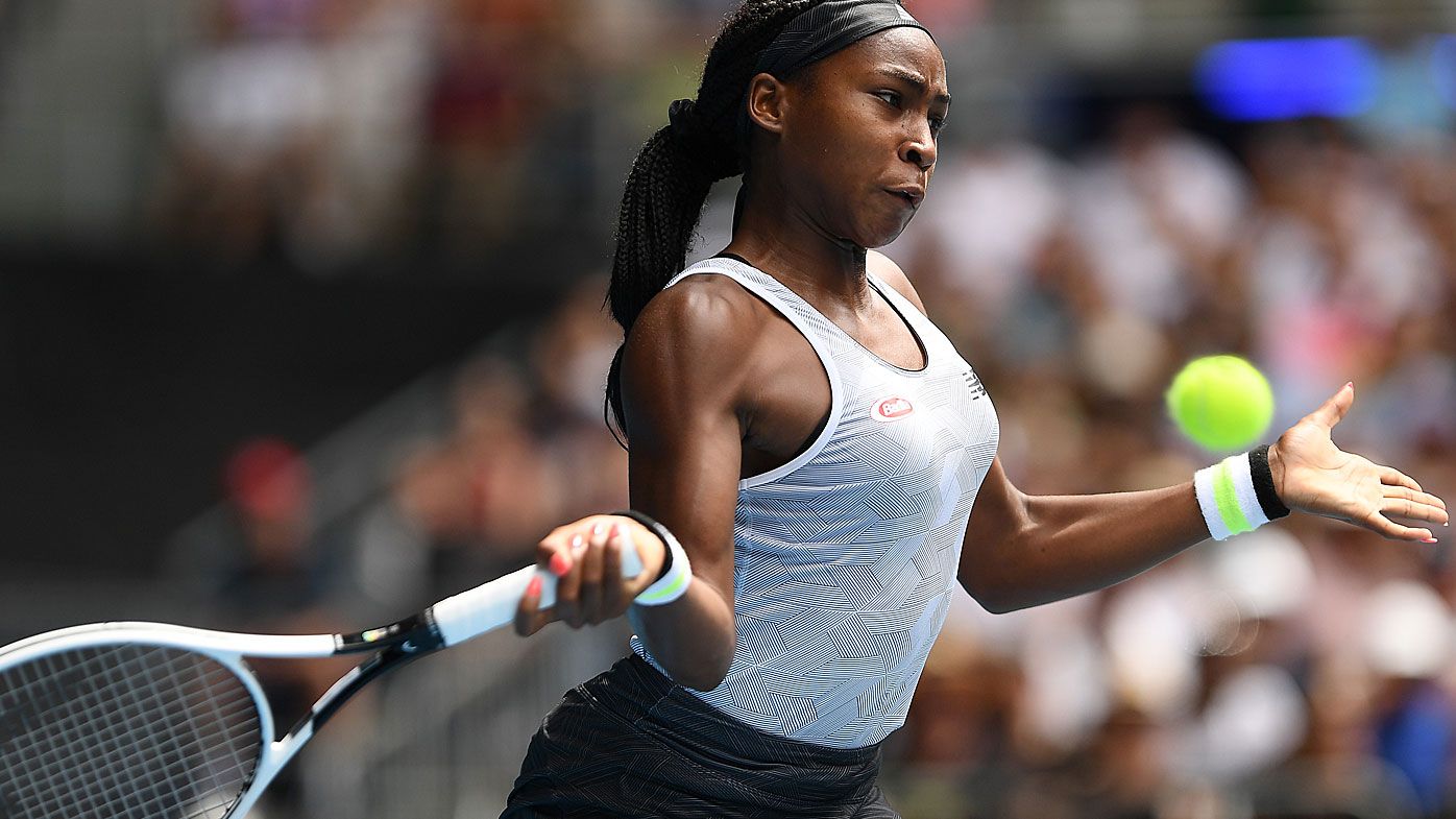 US tennis star Coco Gauff gives powerful speech at protests in Florida
